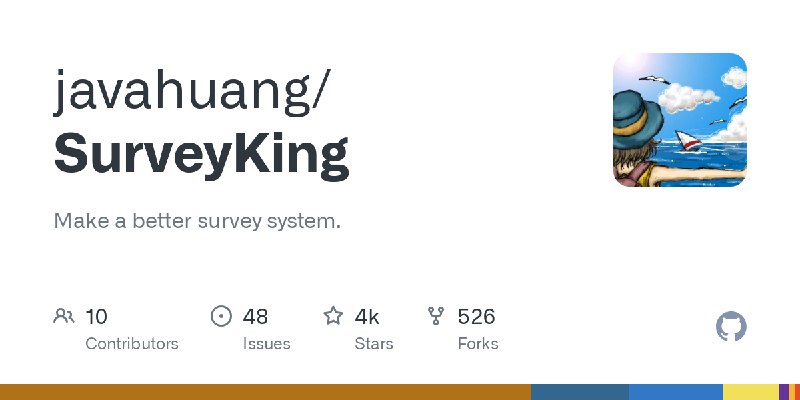 GitHub - javahuang/SurveyKing: Make a better survey system.