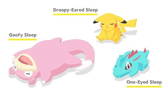💤 Pokémon Sleep🔗 游戏官网📄 由 Pokémon 官方出品的睡眠辅助应用，游戏玩法非常简单玩家只需要设置好手机 App 状态，好好睡一觉，就能发现宝可梦的新睡眠状态🏷️ #软件, #Android, #iPhone👾 @sleeponsofa